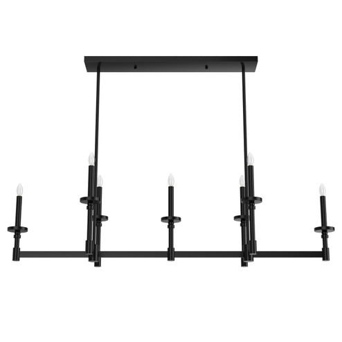 Briargrove Seven Light Linear Chandelier in Matte Black (47|19056)