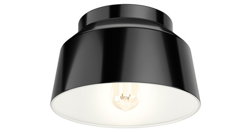 Cranbrook One Light Flush Mount in Matte Black (47|19023)