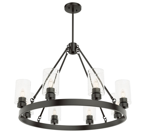 Hartland Eight Light Chandelier in Noble Bronze (47|19011)