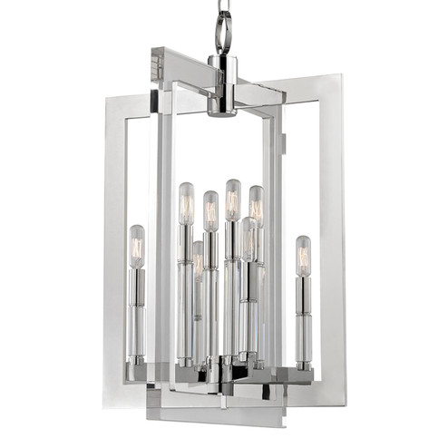 Wellington Eight Light Pendant in Polished Nickel (70|9323-PN)