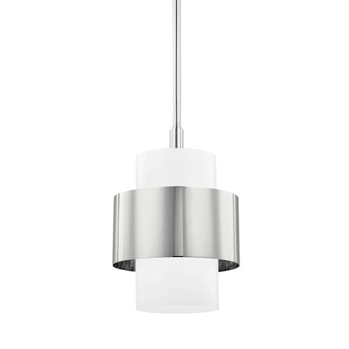 Corinth One Light Pendant in Polished Nickel (70|8611-PN)