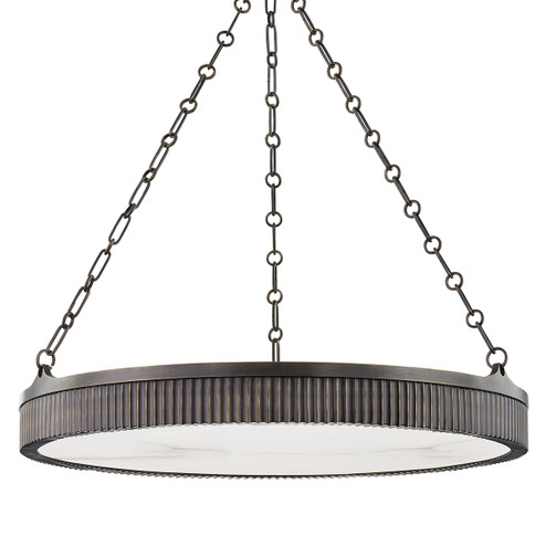 Lynden Eight Light Chandelier in Distressed Bronze (70|532-DB)