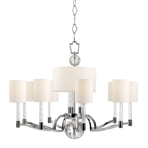 Waterloo 12 Light Chandelier in Polished Nickel (70|3009-PN)