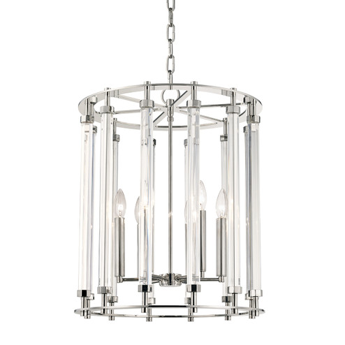 Haddon Six Light Lantern in Polished Nickel (70|2818-PN)