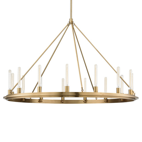 Chambers 15 Light Pendant in Aged Brass (70|2758-AGB)