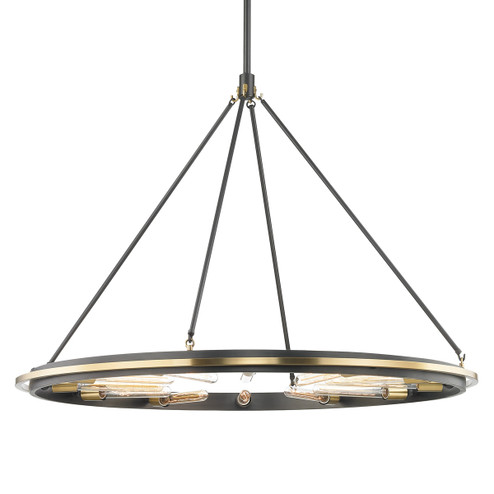Chambers 12 Light Chandelier in Aged Old Bronze (70|2745-AOB)