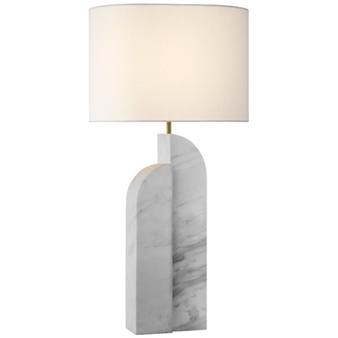 Savoye LED Table Lamp in White Marble (268|KW 3930WM-L) Savoye LED Table Lamp in White Marble (268|KW 3930WM-L)