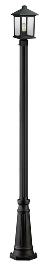 Portland One Light Outdoor Post Mounted Fixture in Black (224|531PHMR-519P-BK)
