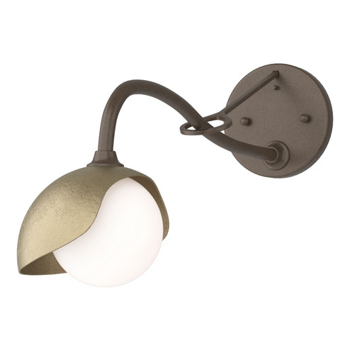 Brooklyn One Light Wall Sconce in Bronze (39|201376-SKT-05-84-GG0711)