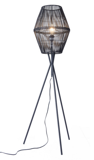 Billie One Light Floor Lamp in Black (339|56097)