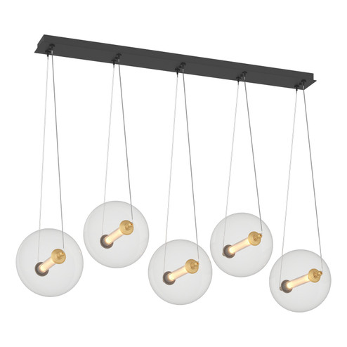 Otto LED Pendant in Black with Brass Accents (39|134409-SKT-STND-31-YT0517)