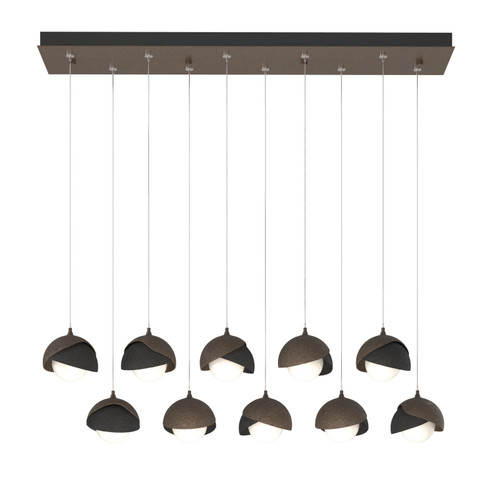 Brooklyn LED Pendant in Bronze (39|131205-SKT-STND-05-10-GG0711)