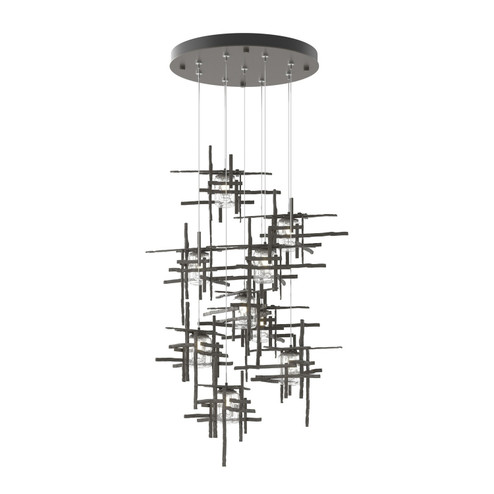 Tura LED Pendant in Dark Smoke (39|131107-SKT-STND-07-II0728)