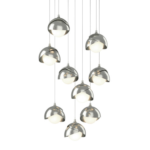 Brooklyn LED Pendant in Sterling (39|131105-SKT-LONG-85-85-GG0711)