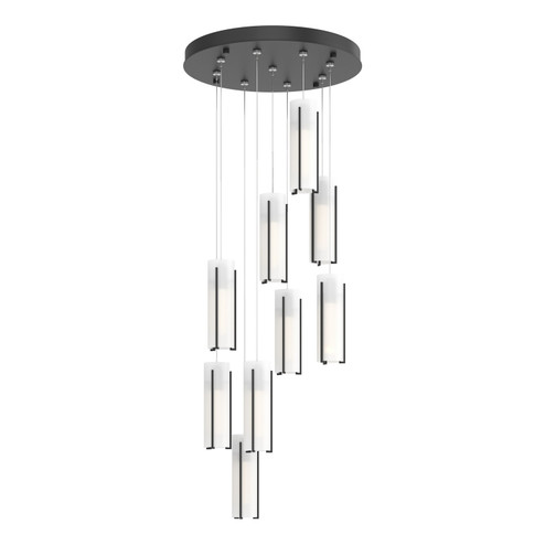 Exos Glass LED Pendant in Black (39|131104-SKT-STND-10-GG0065)