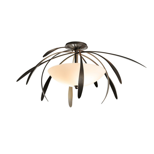 Dahlia Two Light Semi-Flush Mount in Oil Rubbed Bronze (39|124352-SKT-14-GG0048)