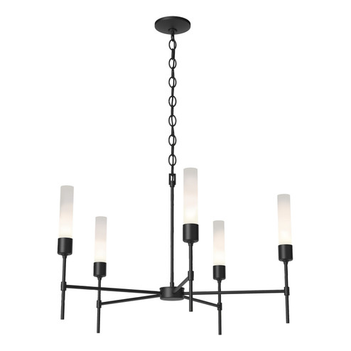 Vela Five Light Chandelier in Black (39|105045-SKT-10-FD0611)