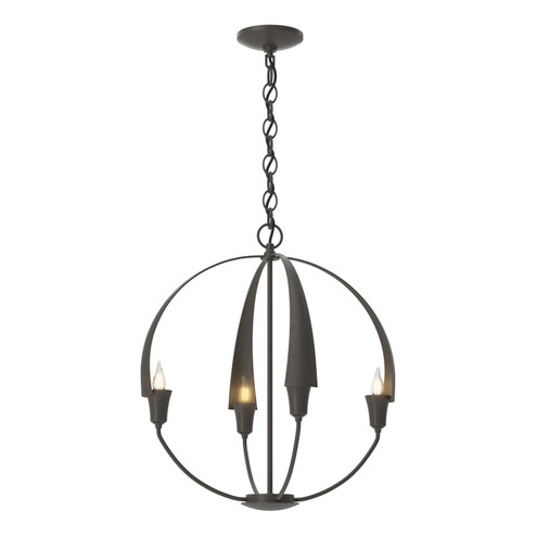 Cirque Four Light Chandelier in Dark Smoke (39|104201-SKT-07)