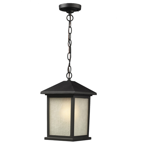 Holbrook One Light Outdoor Chain Mount Ceiling Fixture in Black (224|507CHM-BK)