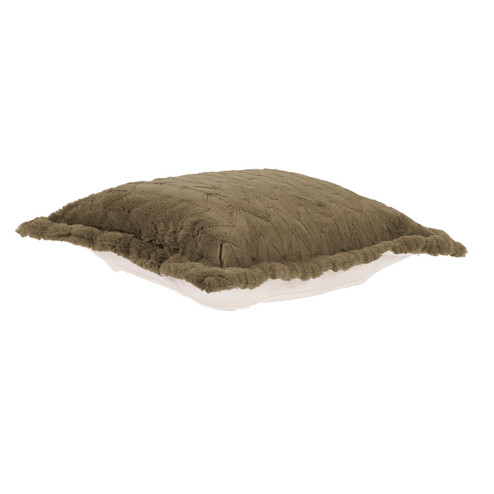 The Angora Puff Ottoman Cover in Green (204|C310-1091)