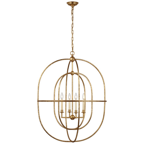 Desmond Cage LED Lantern in Gild (268|CHC 2225G)