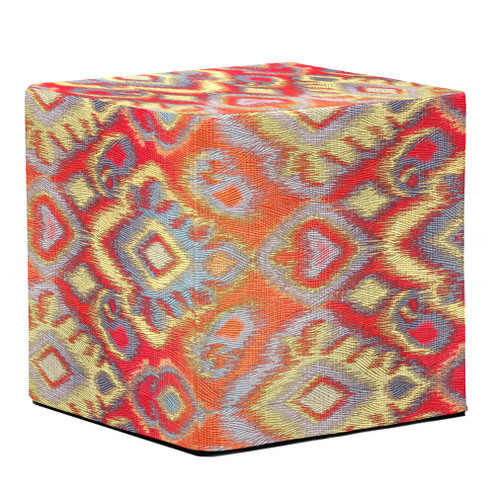 No Tip Block Ottoman in Opal Fire (204|850-233)