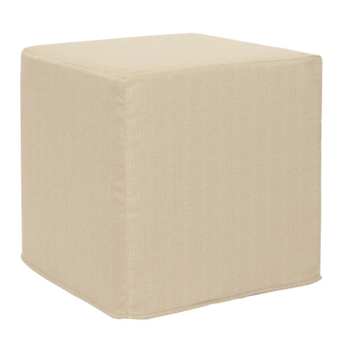 No Tip Block Ottoman in Sterling Sand (204|850-203)