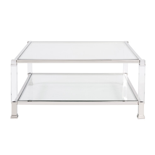Clare Coffee Table in Polished Steel (204|58021)