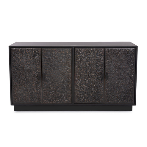 Glenn Credenza in Bronze Cladding Doors Black (204|45020)