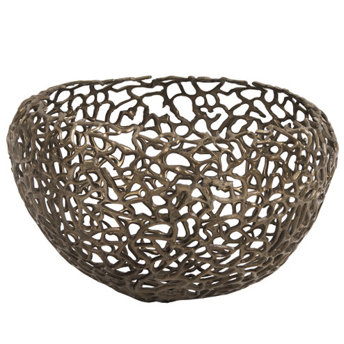 Nest Basket Bowl in Bronze (204|35083)
