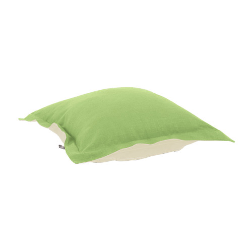 Puff Ottoman Foam Puff Ottoman Cushion in Linen Slub Grass (204|310-645P)