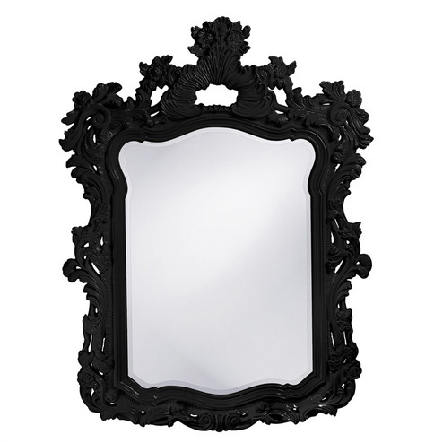 Turner Mirror in Glossy Black (204|2147BL)