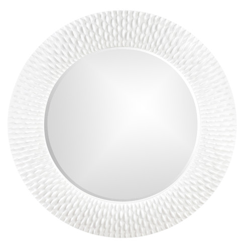 Bergman Mirror in Glossy White (204|21143W)