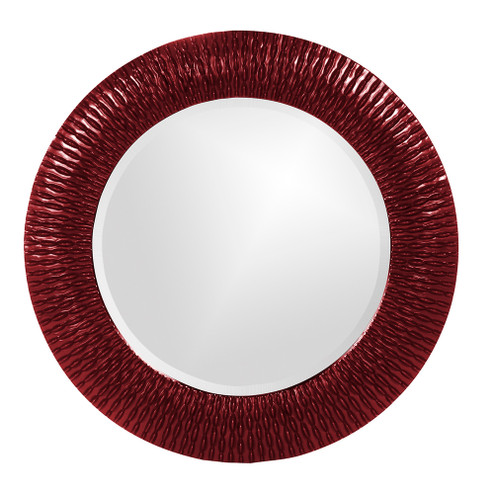 Bergman Mirror in Glossy Burgundy (204|21143BU)