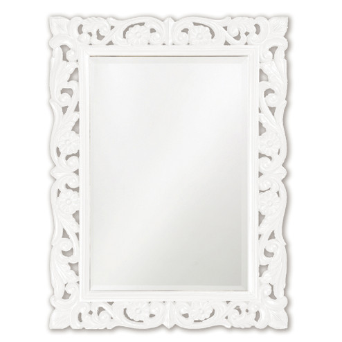 Chateau Mirror in Glossy White (204|2113W)
