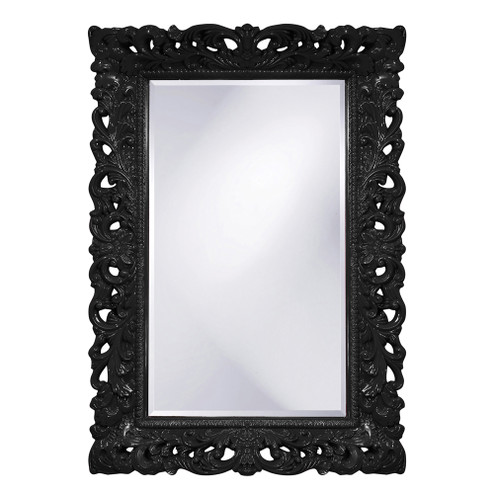 Barcelona Mirror in Glossy Black (204|2020BL)