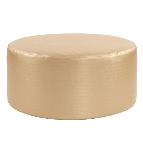 Universal Round Ottoman in Luxe Gold (204|132-771)
