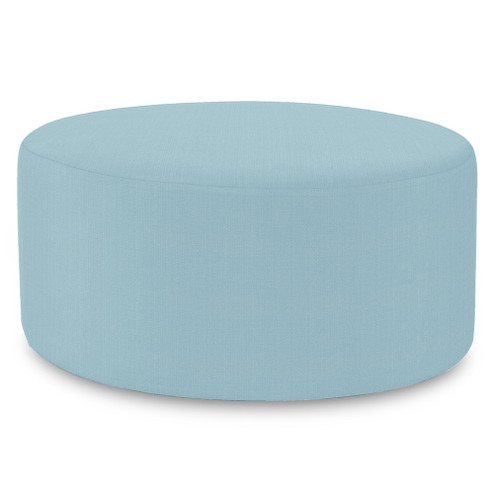 Universal Round 36``Round Ottoman With Slipcover in Sterling Breeze (204|132-200)