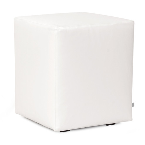 Universal Cube Ottoman in Avanti White (204|128-190)
