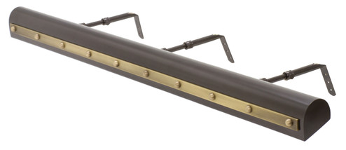 Classic Traditional Five Light Picture Light in Mahogany Bronze with Antique Brass (30|TR36-MB/AB)