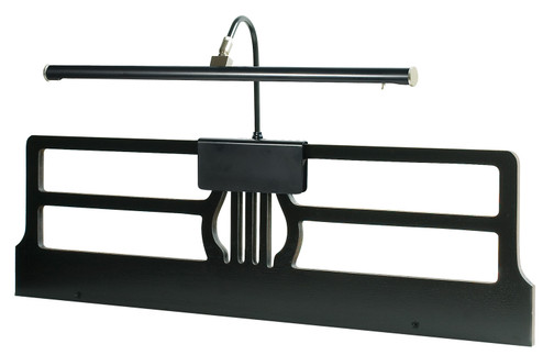 Grand Piano LED Clamp Lamp in Black/Satin Nickel (30|GPLED19-527)