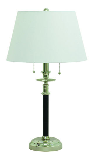 Bennington Two Light Table Lamp in Black With Polished Nickel (30|B550-BPN)