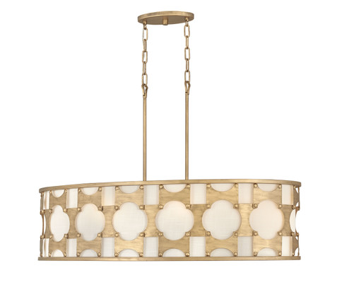 Carter LED Chandelier in Burnished Gold (13|4738BNG)