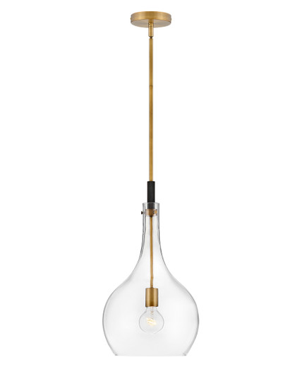 Ziggy LED Pendant in Heritage Brass (13|4457HB-CL)