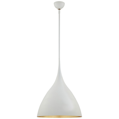 Agnes One Light Pendant in Plaster White (268|ARN 5351PW)