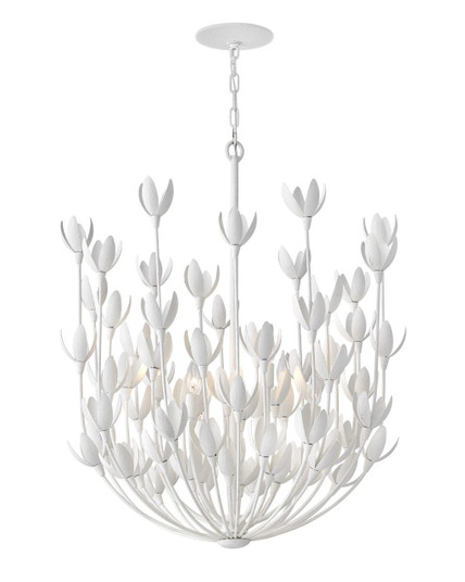 Flora LED Chandelier in Textured Plaster (13|30016TXP)