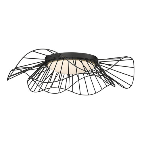 Elena LED Flush Mount in Natural Black (62|9136-FM24 NB-OP)