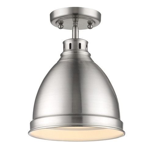 Duncan One Light Flush Mount in Pewter (62|3602-FM PW-PW)