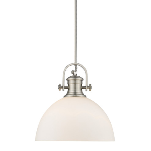 Hines One Light Pendant in Pewter (62|3118-L PW-OP)