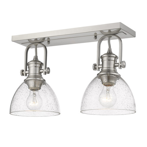 Hines PW Two Light Semi-Flush Mount in Pewter (62|3118-2SF PW-SD)